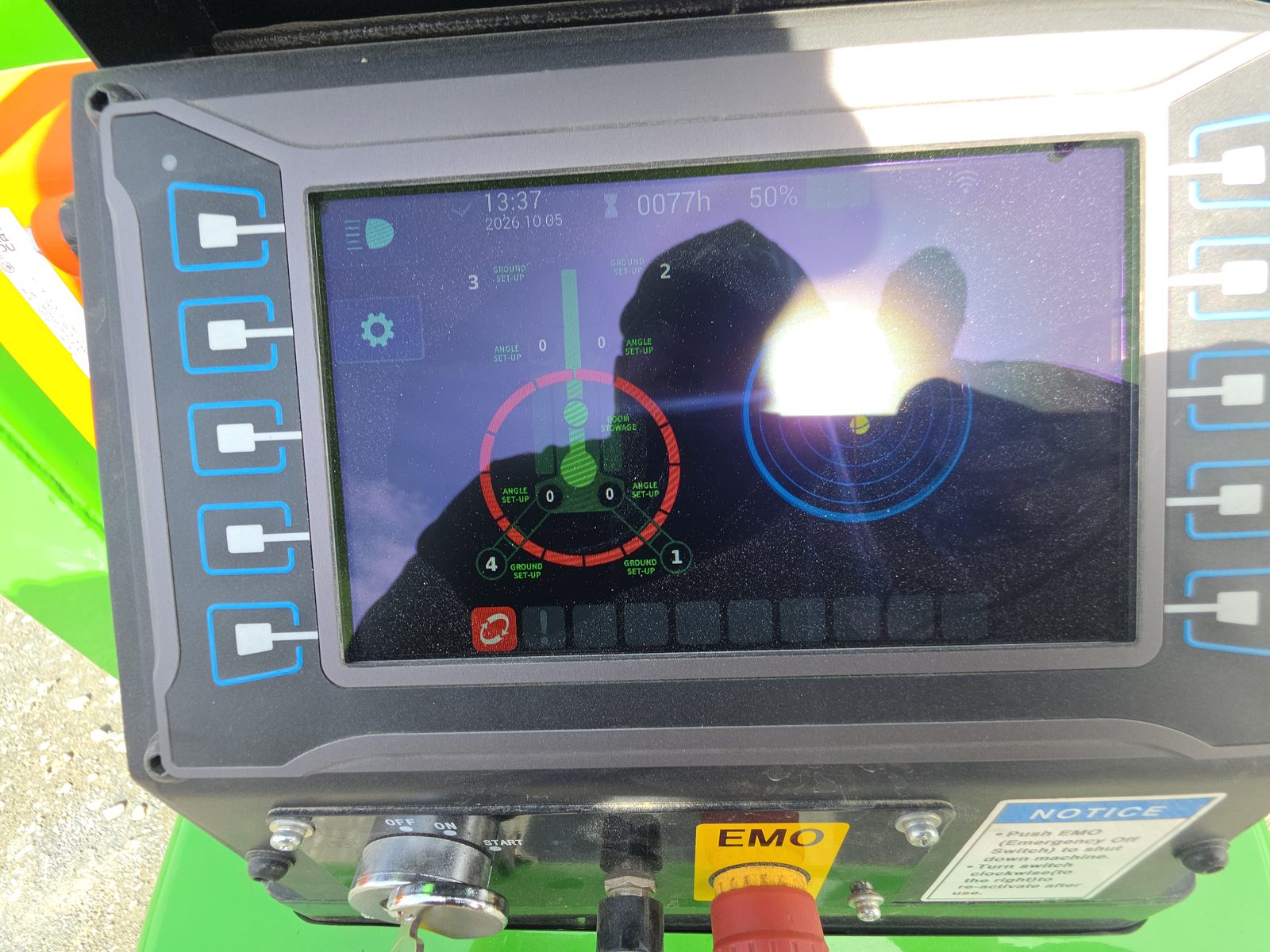 Control screen