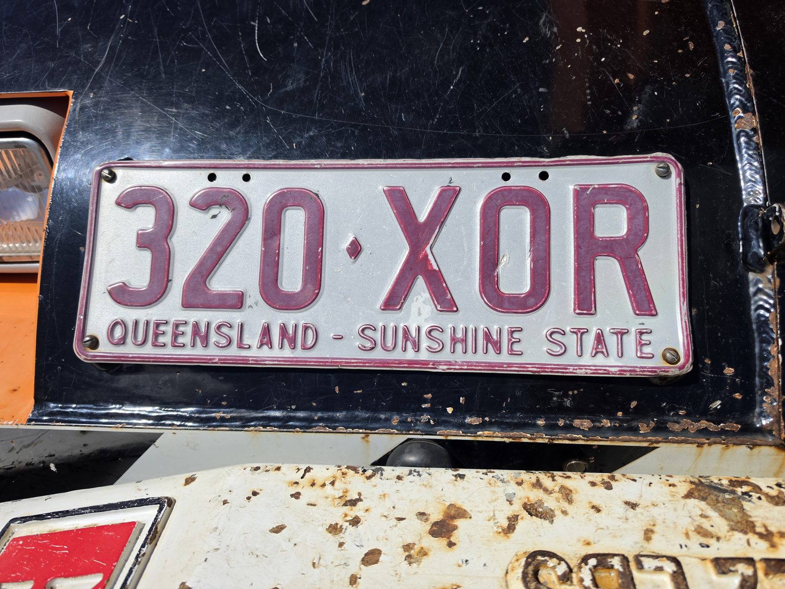 Registration plate