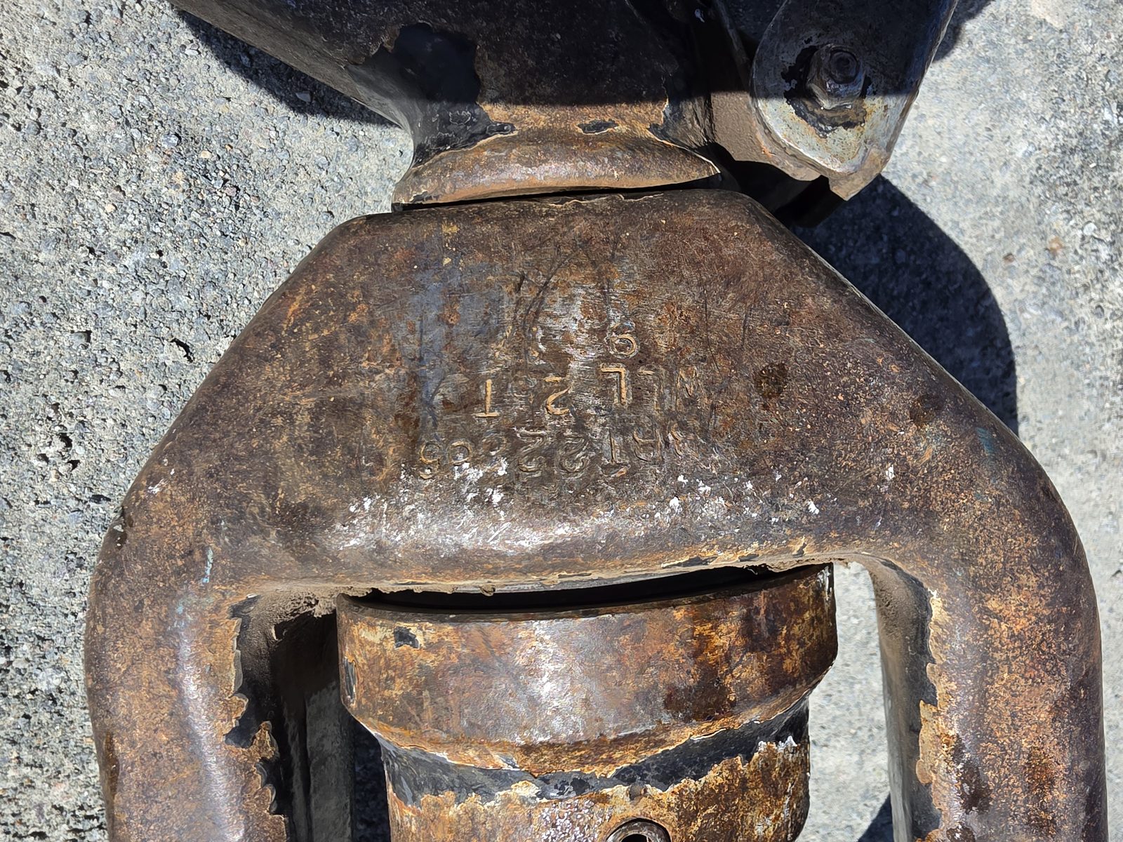 Hook No.1 ID plate