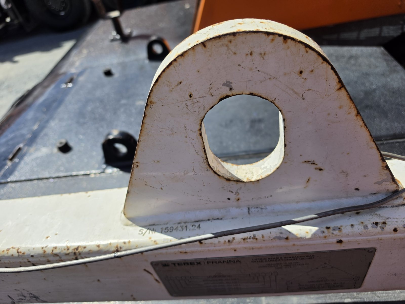 Lifting beam & spreader bar ID plate
